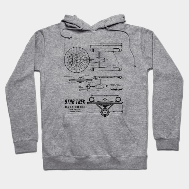 STAR TREK - Classic specs 2.0 Hoodie by ROBZILLA